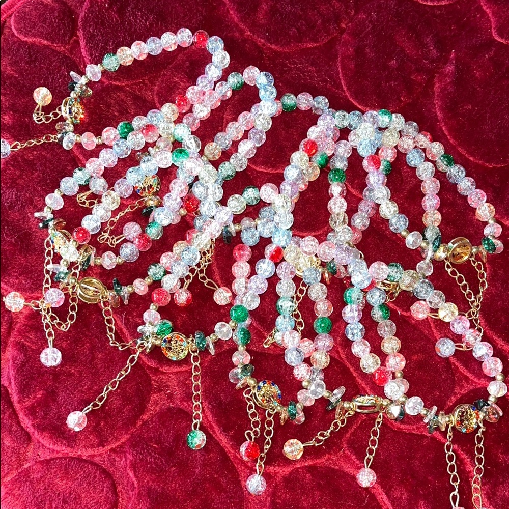 Elegant Multicolor Beaded Necklace #3